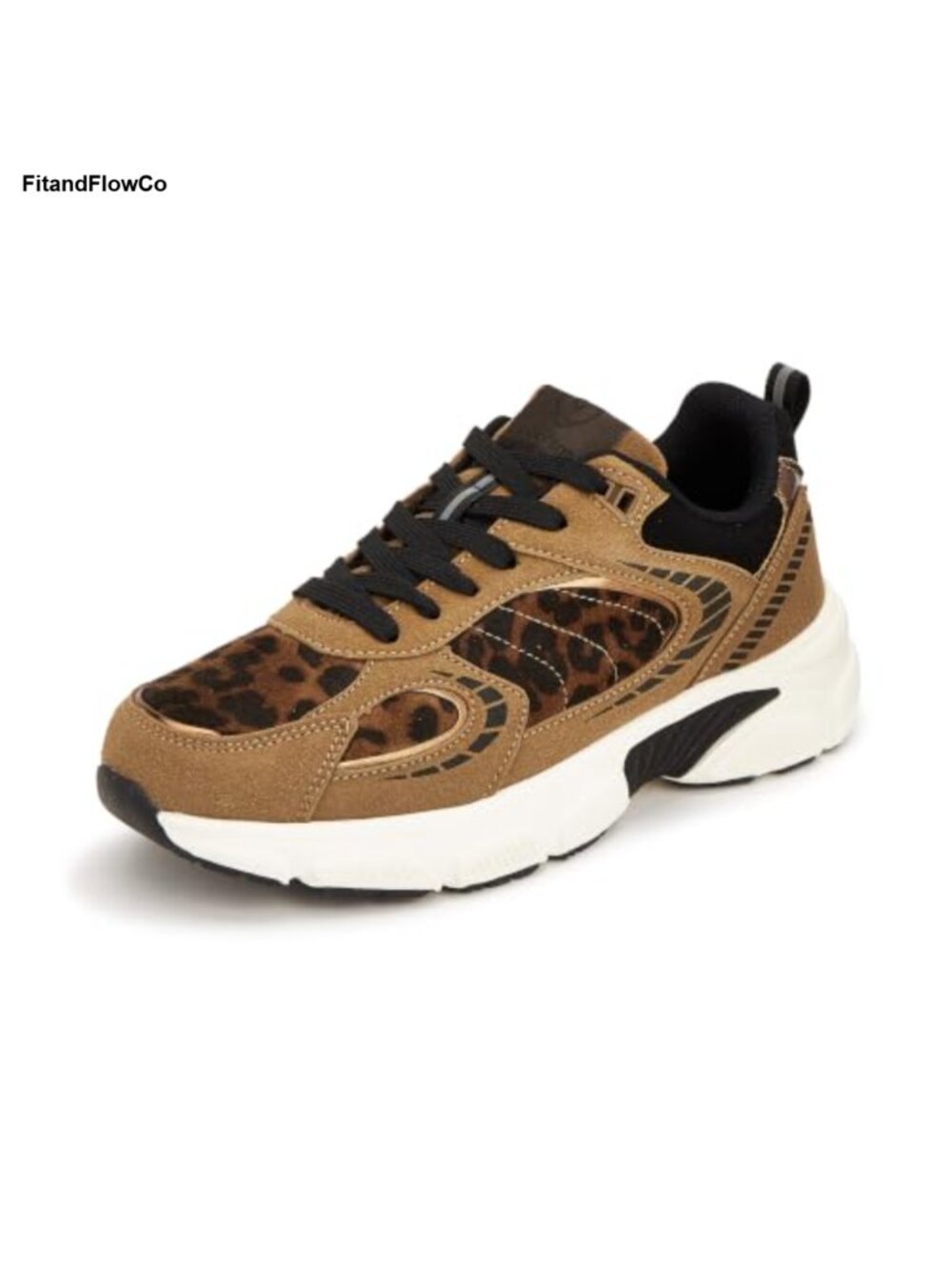 Vegan Leather Mesh Walking Sneakers Lightweight Slip Resistant Athletic Shoes